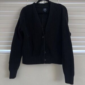 GAP Women's Classic Black Cardigan